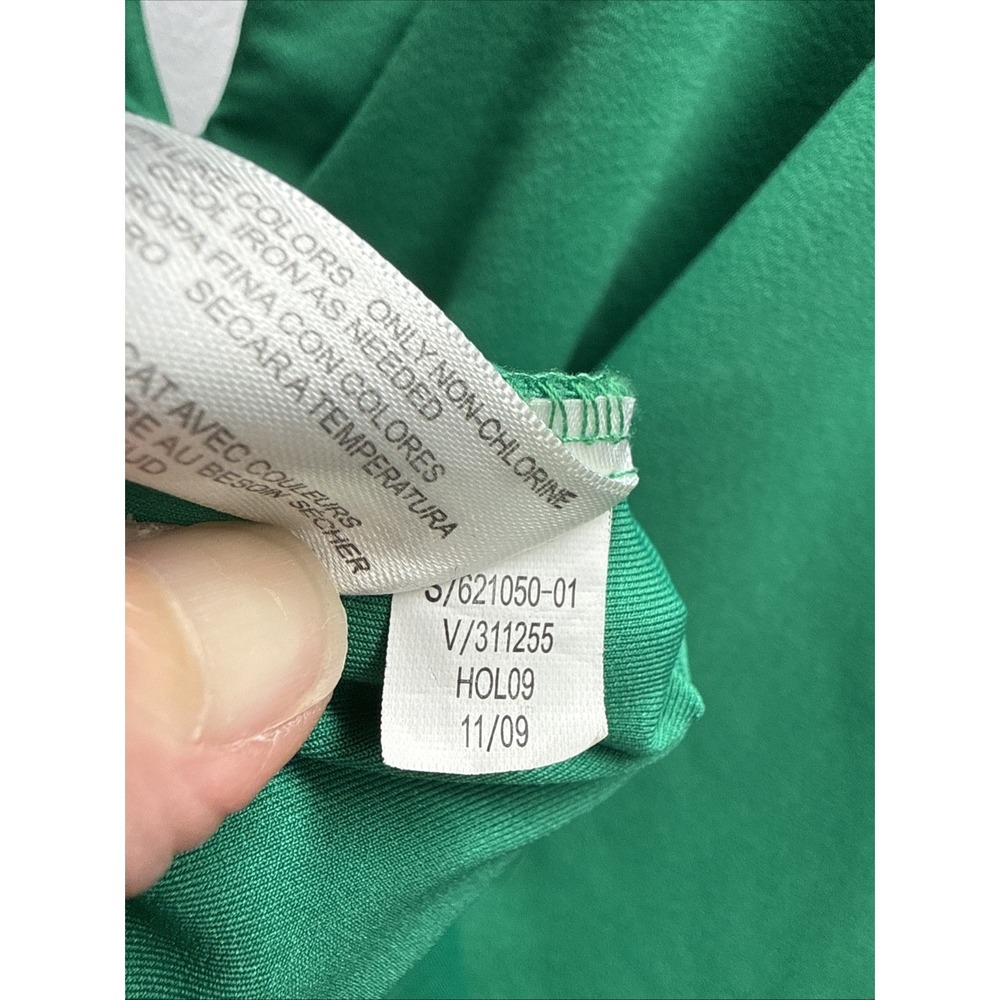 Eloquii Emerald Green Midi Dress Size 18 Short Sleeve Spring Summer office - Picture 7 of 9